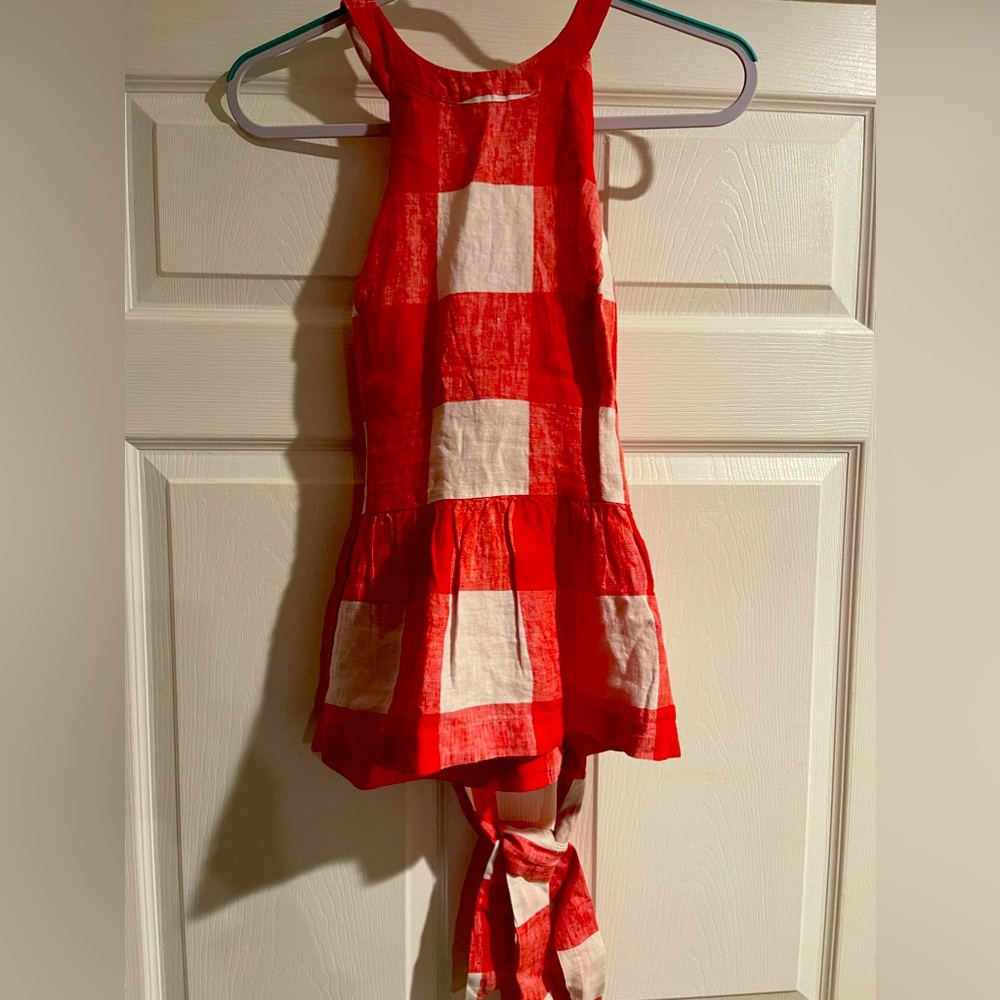 Crown And Ivy Plaid Halter Top